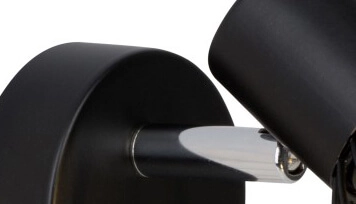 Schwarzer Wandstrahler Blacky Brilliant 4004353286469