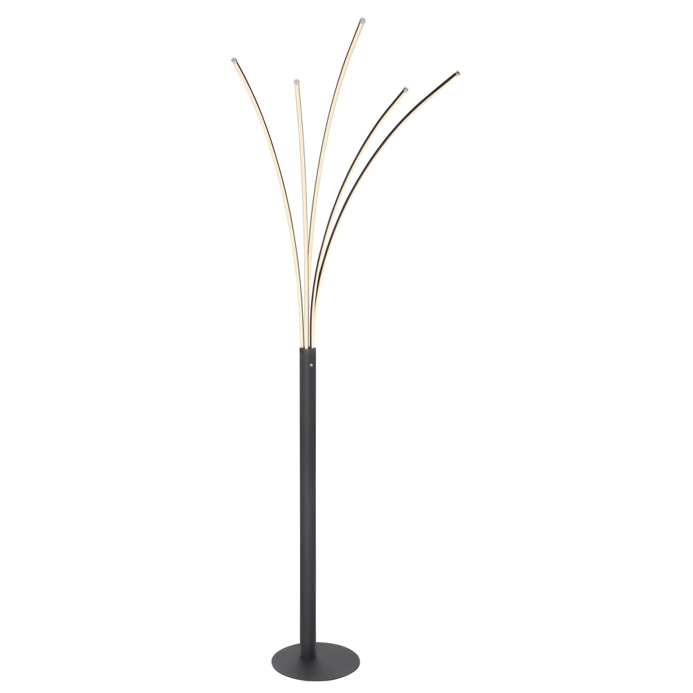 Moderne Stehlampe Bizzy Schwarz