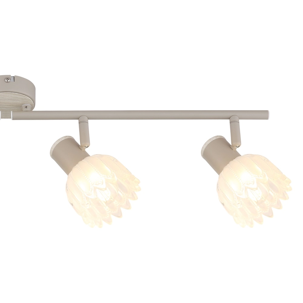 4-flammiger Deckenstrahler Planta sandbraun Globo 9007371575930