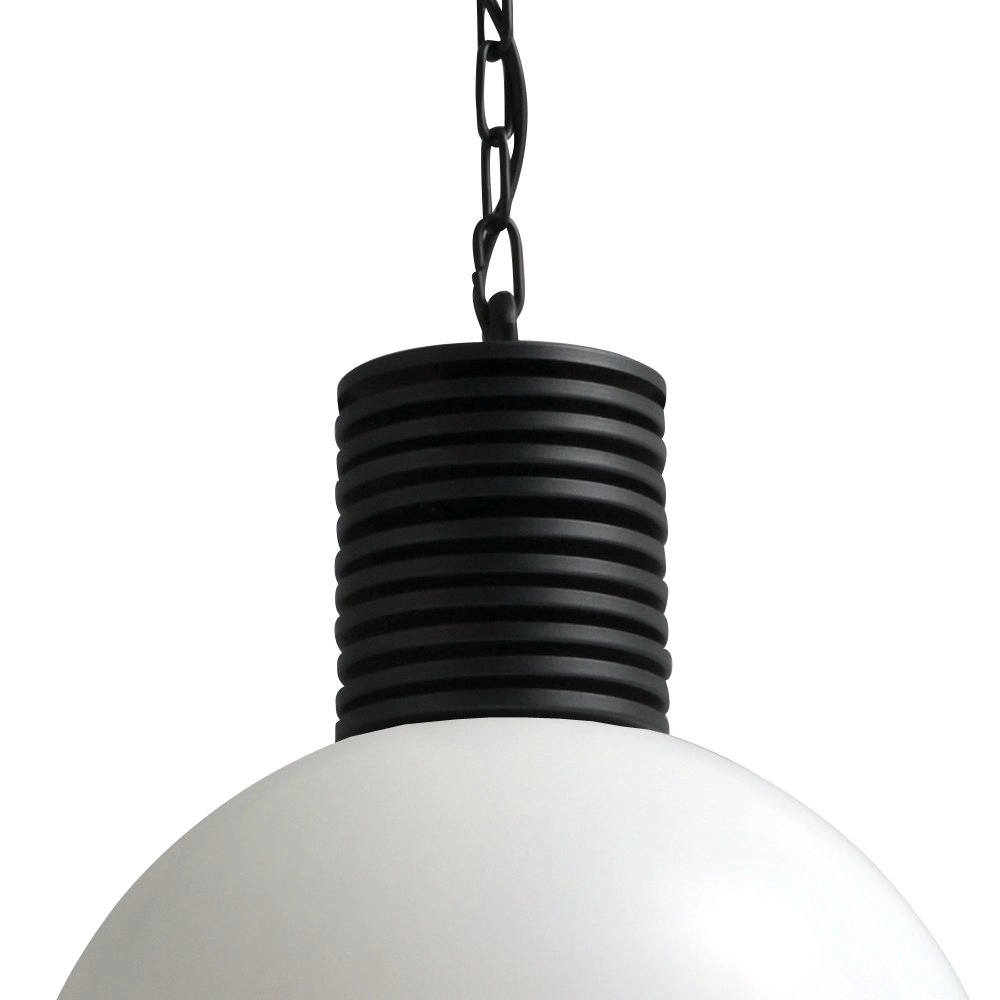Pendelleuchte Industria 40 cm weiß mit altem silber Masterlight 8718121180427