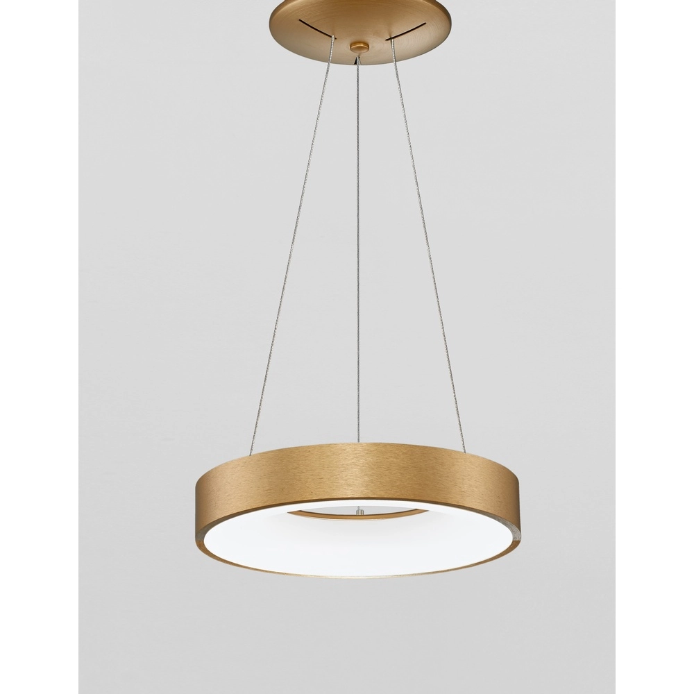 Pendelleuchte Rando Thin gold Ø 38cm