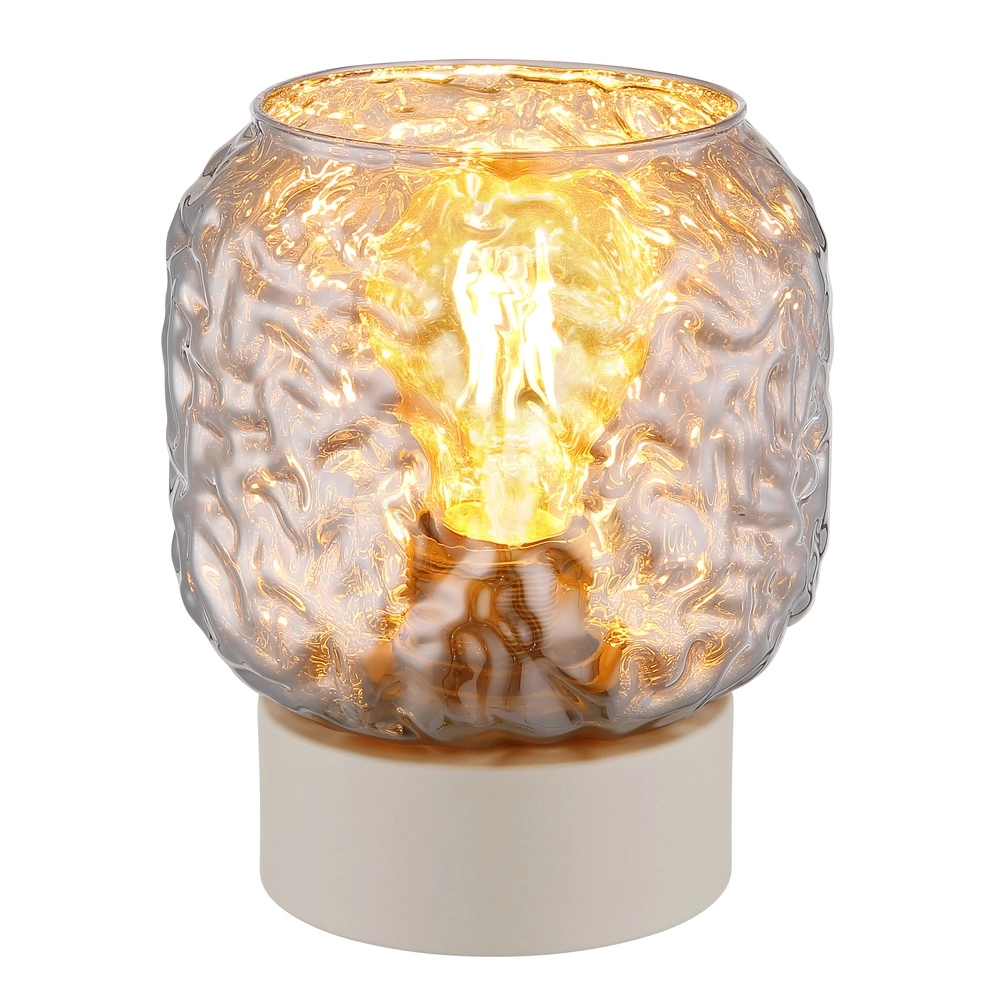 Tischlampe Antonio Sandbraun