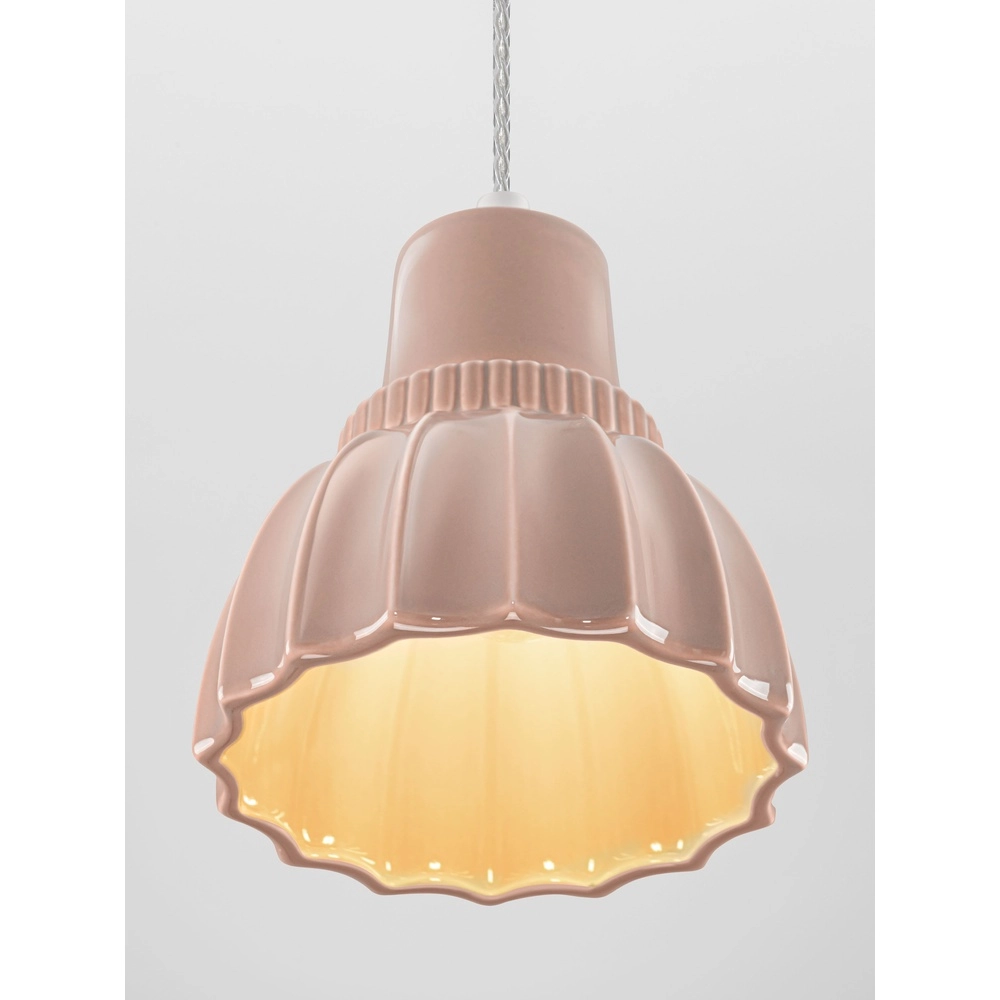 Pendellampe Picco Weiß mit Mokkabraun Lyora 5212017495389
