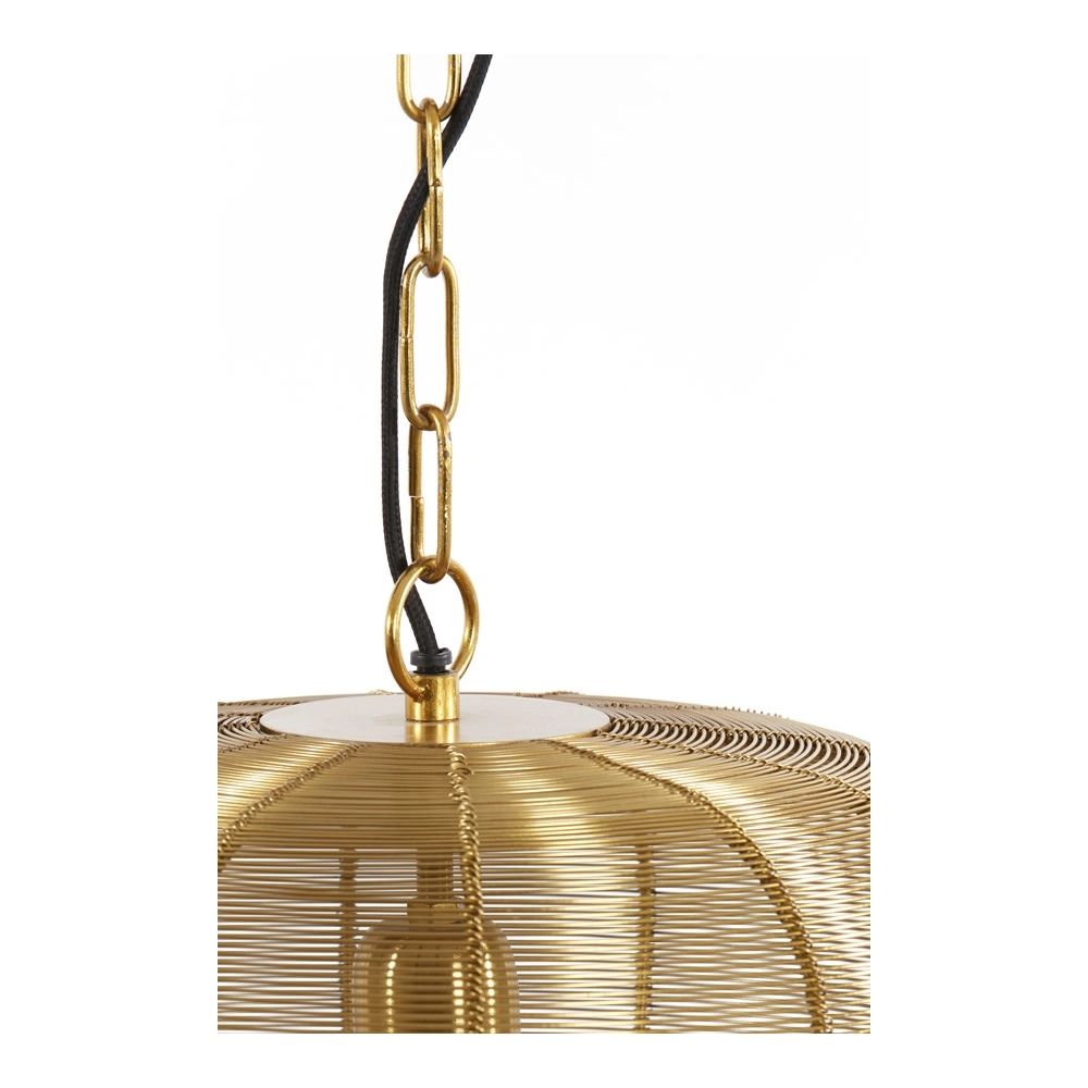 Goldene Pendellampe Adeta Ø 31cm Light & Living 8717807601041