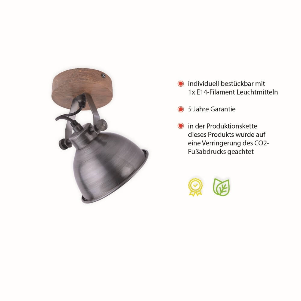 Deckenleuchte Samia einzel Just Light 4043689957353