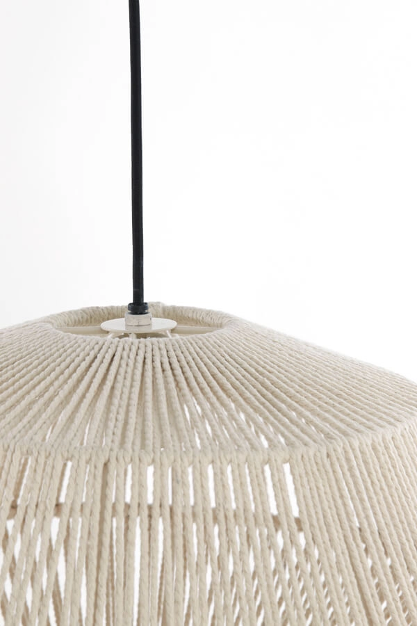 Skandinavische Pendelleuchte Deya creme Ø 40cm Light & Living 8717807744922