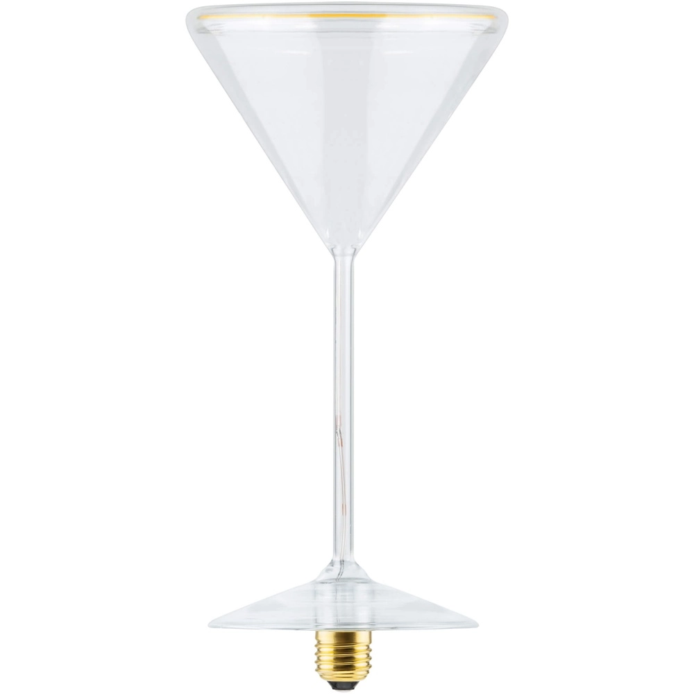Martiniglas-Lichtquelle Floating klar - 6W - E27 - 600lm - 2200K - Ø 12cm Segula 4260751134607