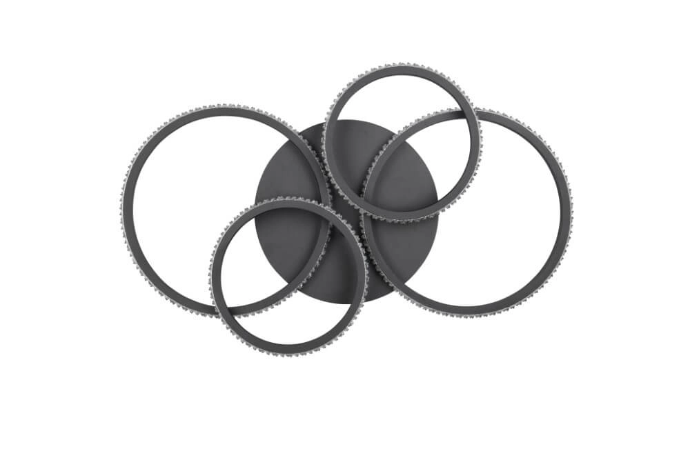 Designer-Deckenleuchte Cires Schwarz Trio 4017807600964