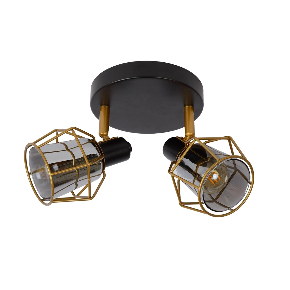 Deckenlampe Nila 2-Licht Schwarz