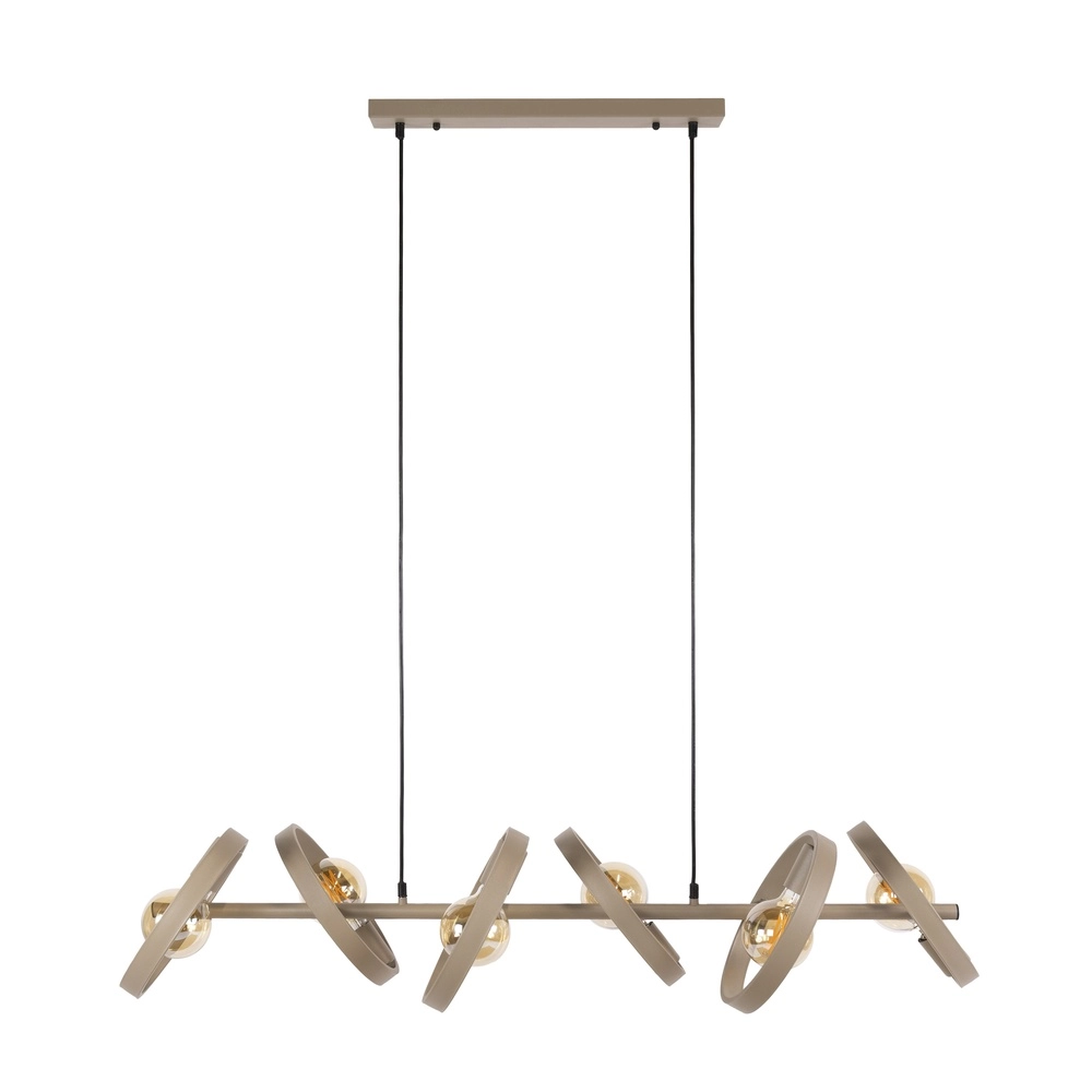 Ringe, Pendellicht-Esstisch Hover Sand – Ø 26 cm Lyora 8716803513358