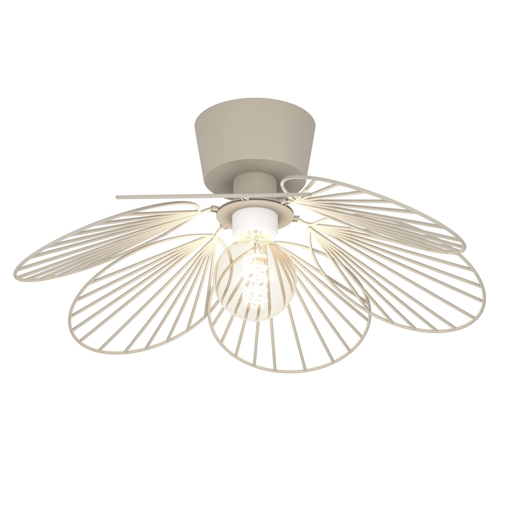 Deckenlampe Binacua sandbraun Ø 45 cm