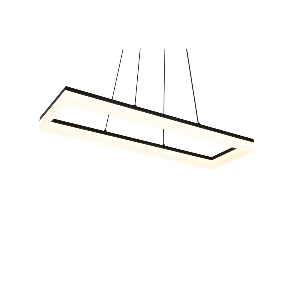 Schlanke Pendelleuchte Camino schwarz Trio 4017807655766