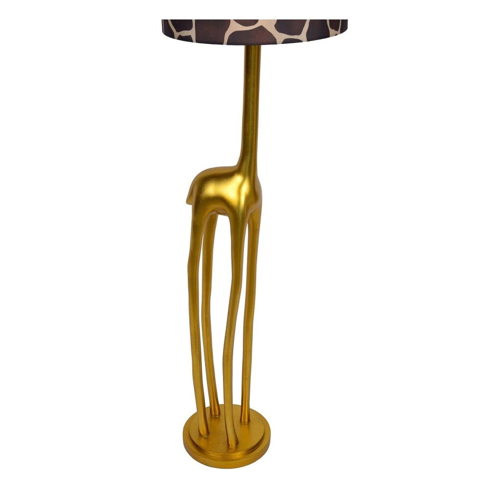 Tischlampe Extravaganza Miss Tall Giraffengold mit Schwarz Lucide 5411212105431