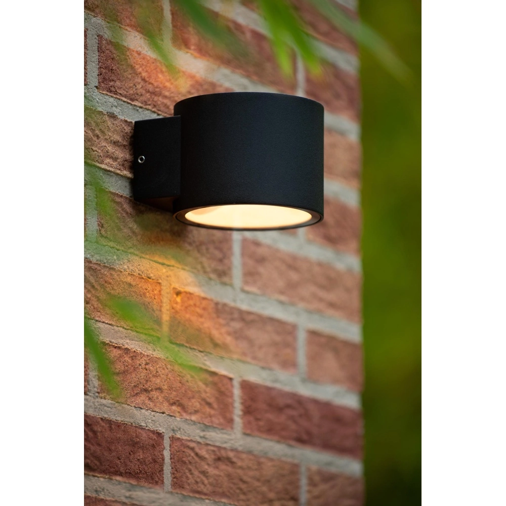 Design-Wandspot Oxford Up & Down Schwarz Lucide 5411212281395