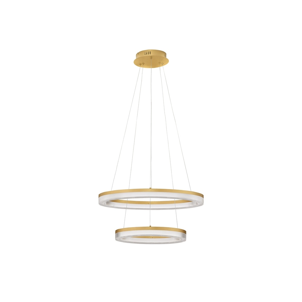 Goldene Pendelleuchte Luana 2-flammig Lyora 5212017479686