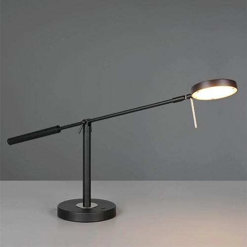 Schreibtischlampe Monza Schwarz Trio 4017807693256