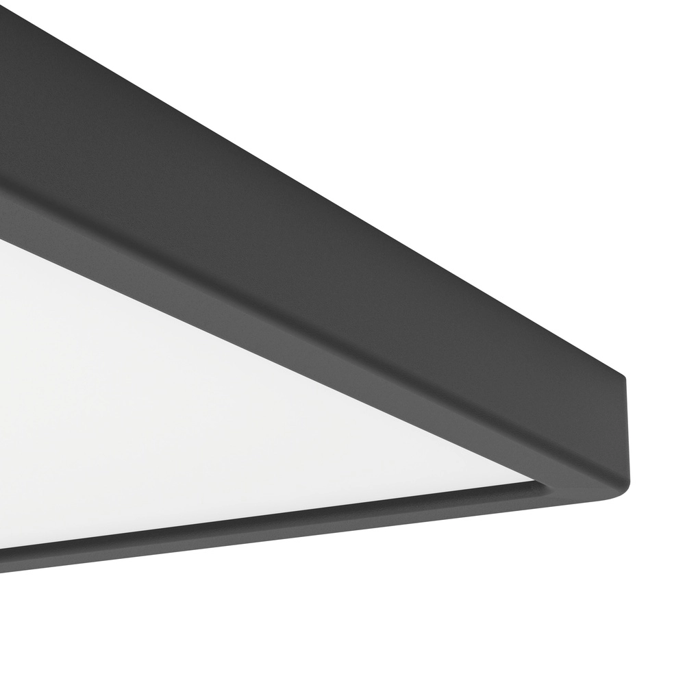 Deckenlicht IP44 Fueva 6-Z Quadrat – Schwarz – 29,5x29,5 cm Eglo 9008606330522