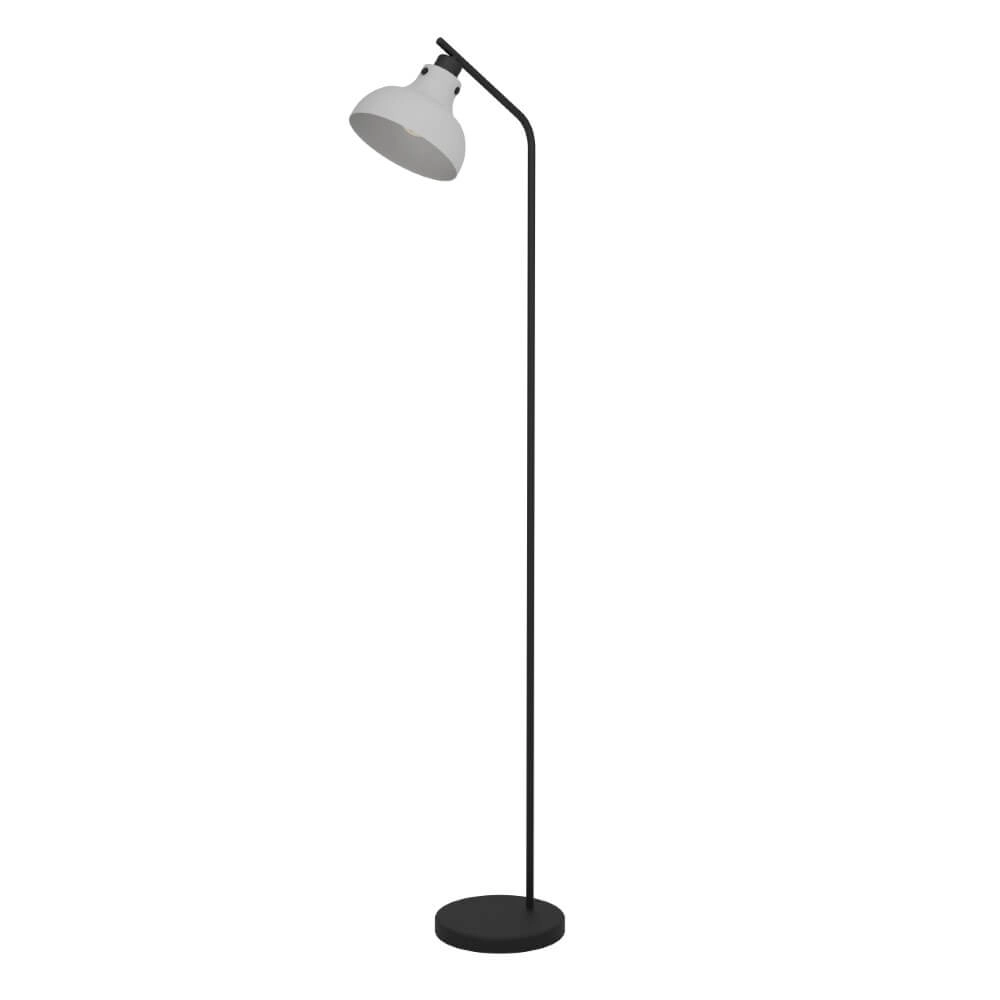 Schwarz mit grauer Stehlampe Matlock 158cm