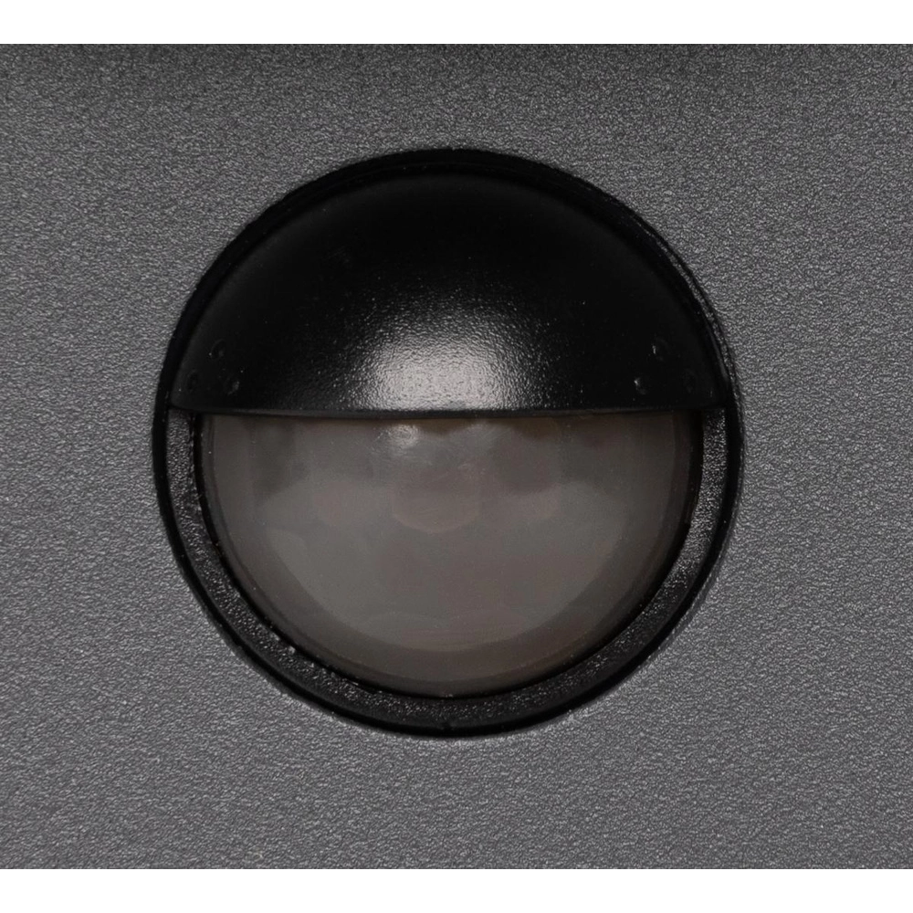 Wandstrahler Flatt Schwarz mit Sensor SLV 4024163306461