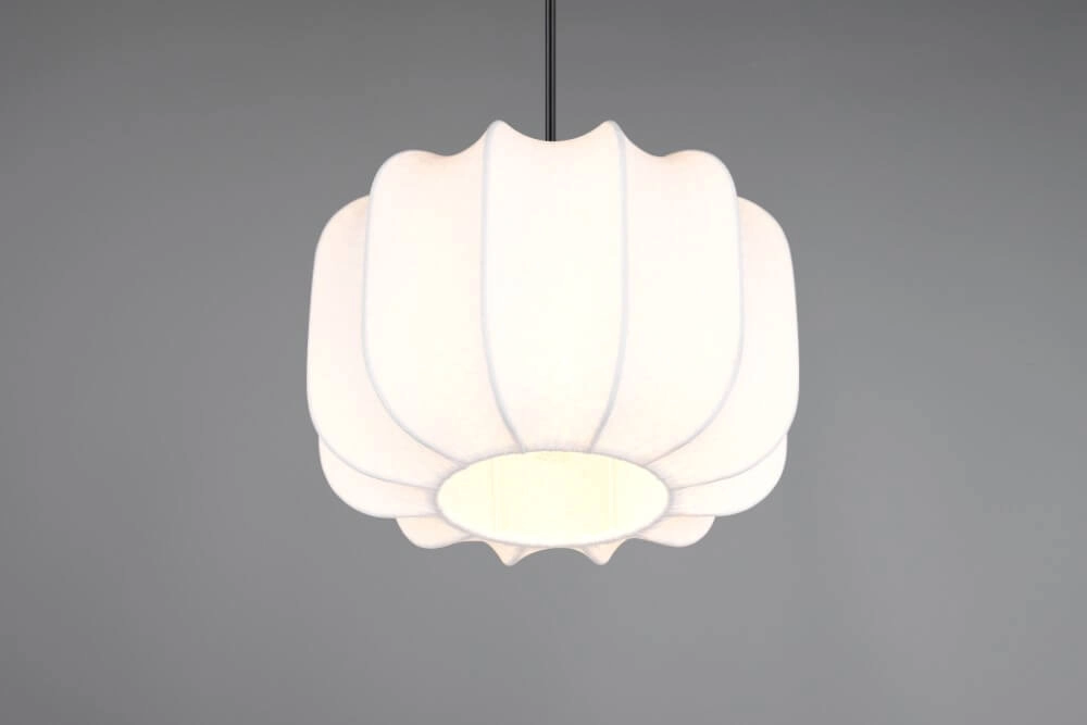 Weiße Design-Pendelleuchte Madleine Ø 25cm Trio 4017807637465