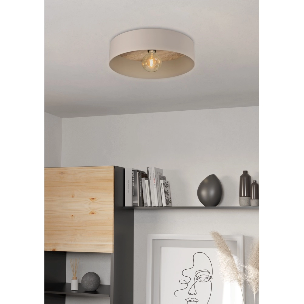Skandinavische Deckenlampe Duaia Ø 42 cm – Sand Eglo 9008606269136