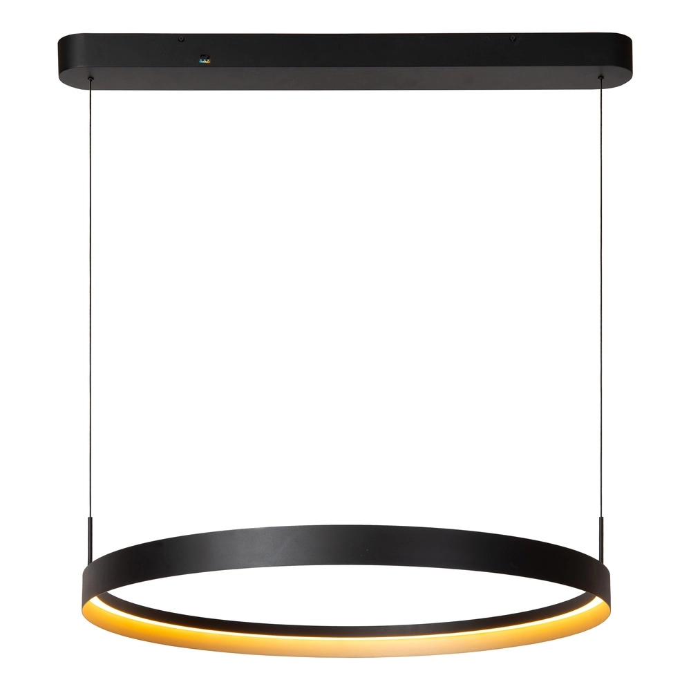 Design-Pendellampe Radiant schwarz Ø 80 cm Lucide Vibes 5411212461131