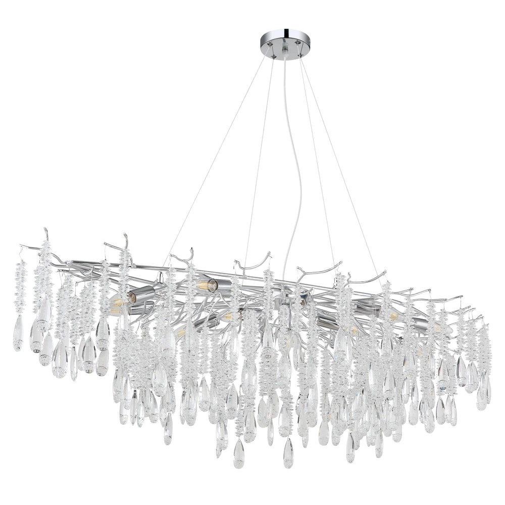 Pendellampe Kinga Silbergrau 150 cm Globo 9007371575992