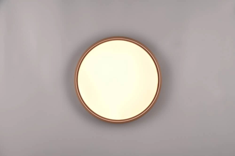 Weiß mit brauner Deckenlampe Doha Trio 4017807575026