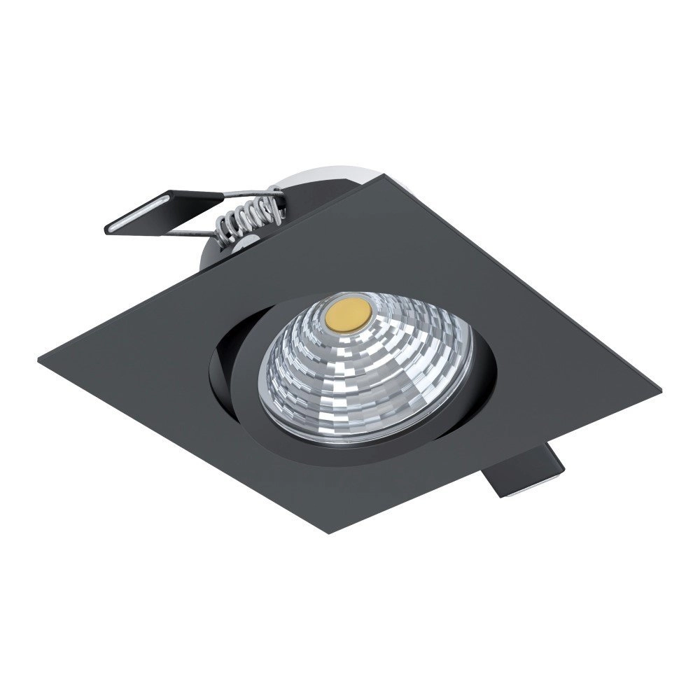 Einstellbarer LED-Spot Saliceto Quadrat - 6W - 2700K schwarz