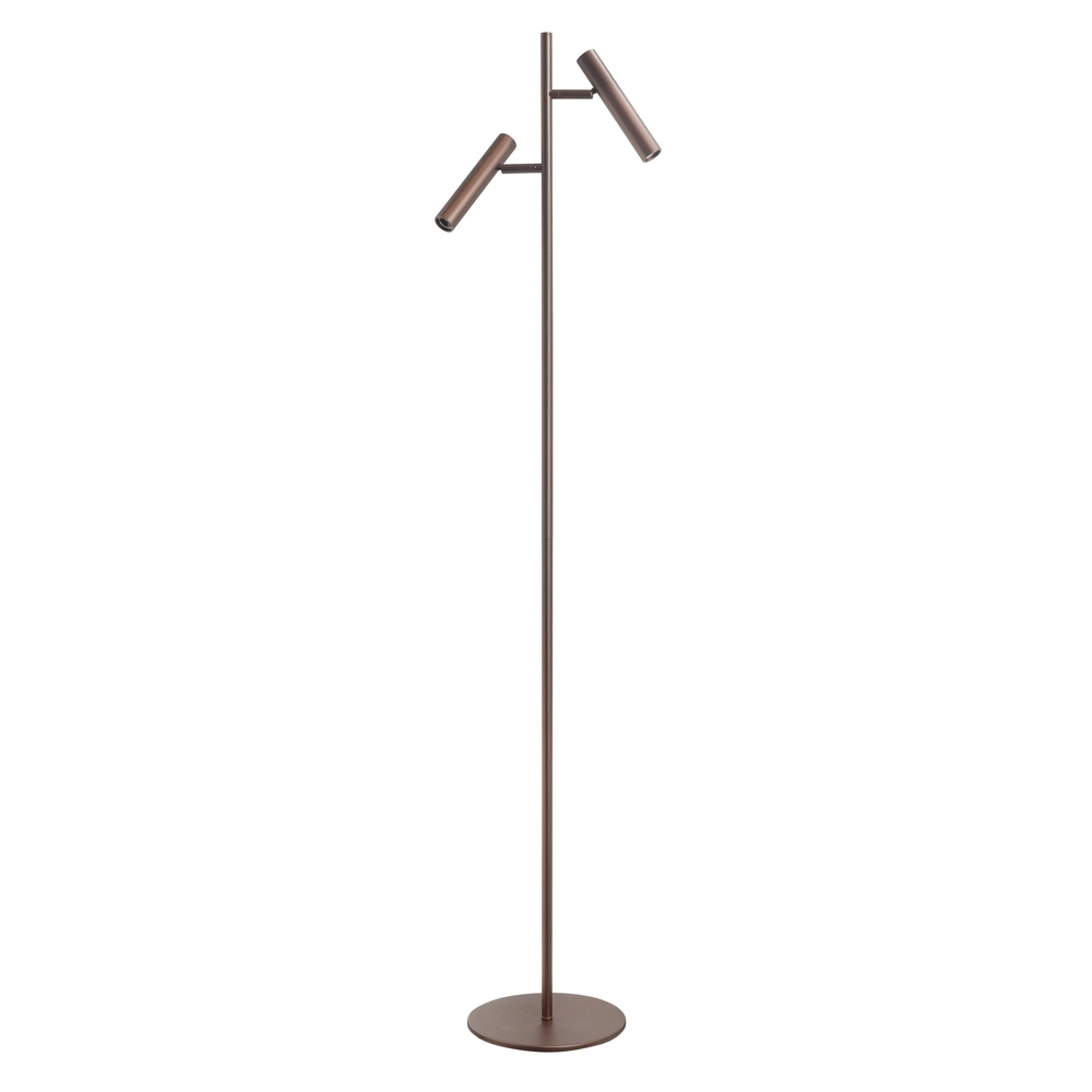 Design-Stehleuchte Piero Choco 2-flammig