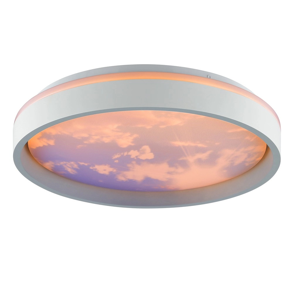 Deckenlicht Sky-Dream Weiß mit grauem Ø 39 cm