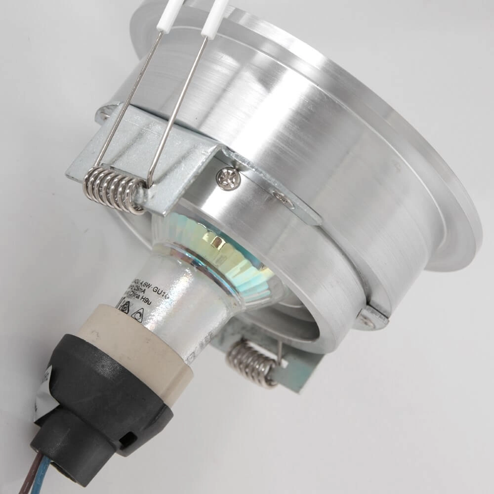 Gebürsteter Einbaustrahler Pelite spot Ø 10cm Steinhauer 8712746152661