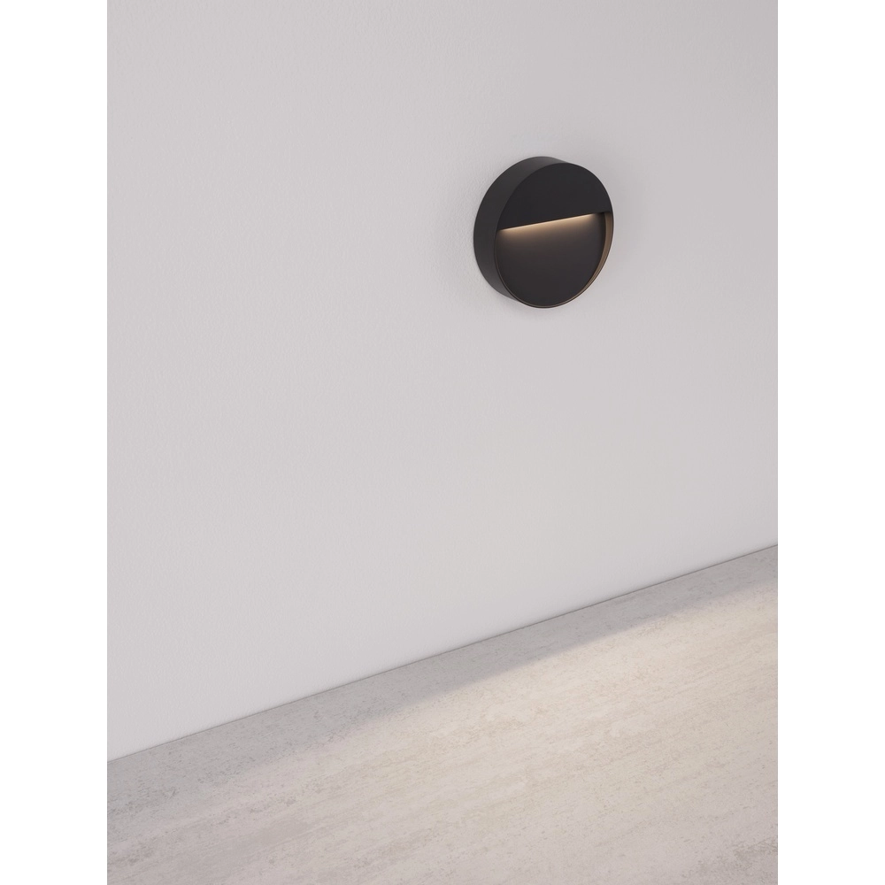 Design-Wandleuchte Brigi grau Lyora 5212017435477
