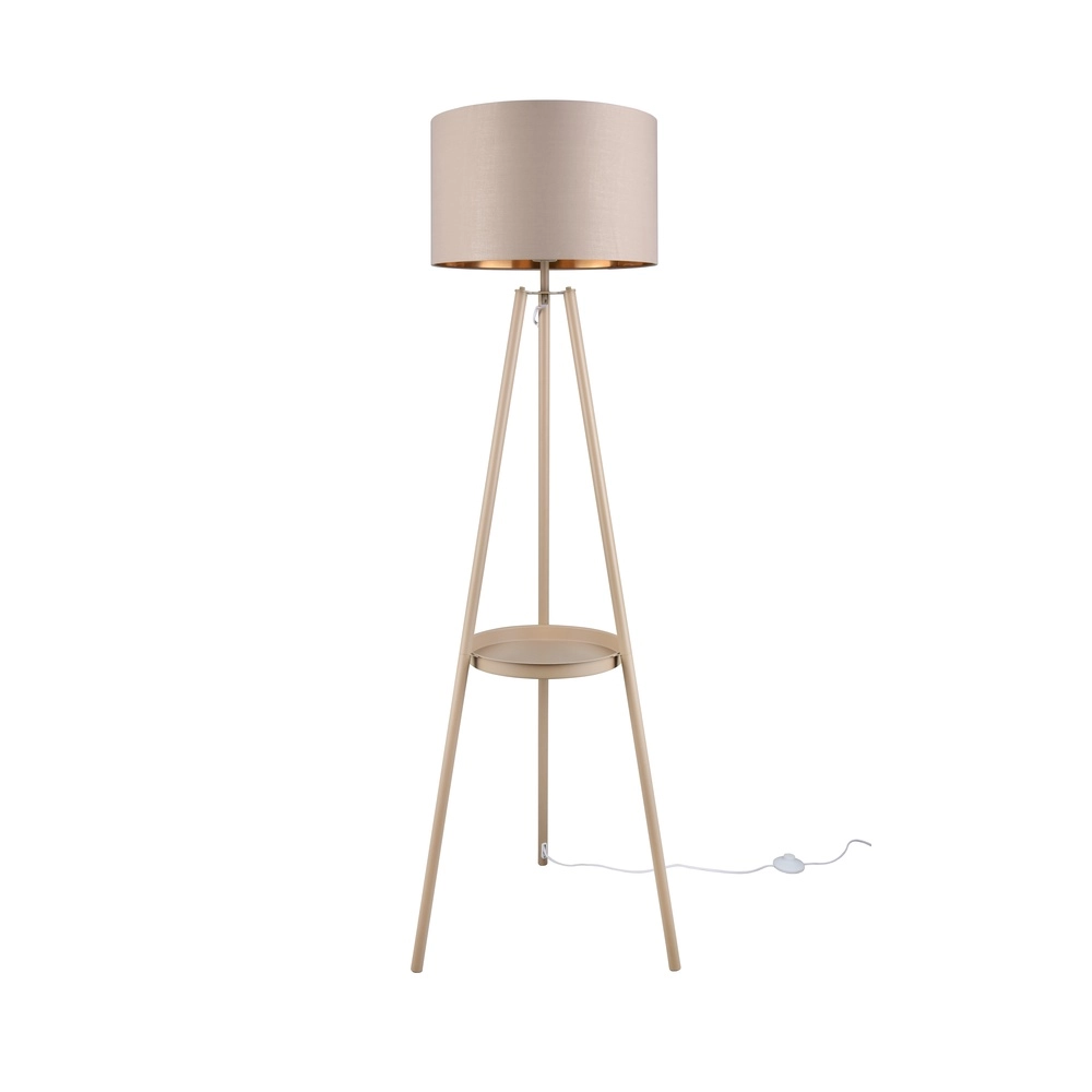 Stehlampe Colette Sandbraun Trio 4017807715422