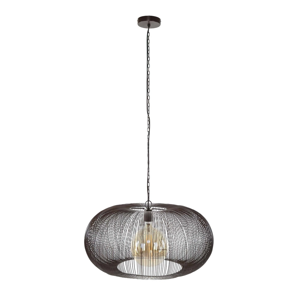 Draht-Pendellampe Ø 70cm Copper Schwarzer Nickel Lyora 8716803513242