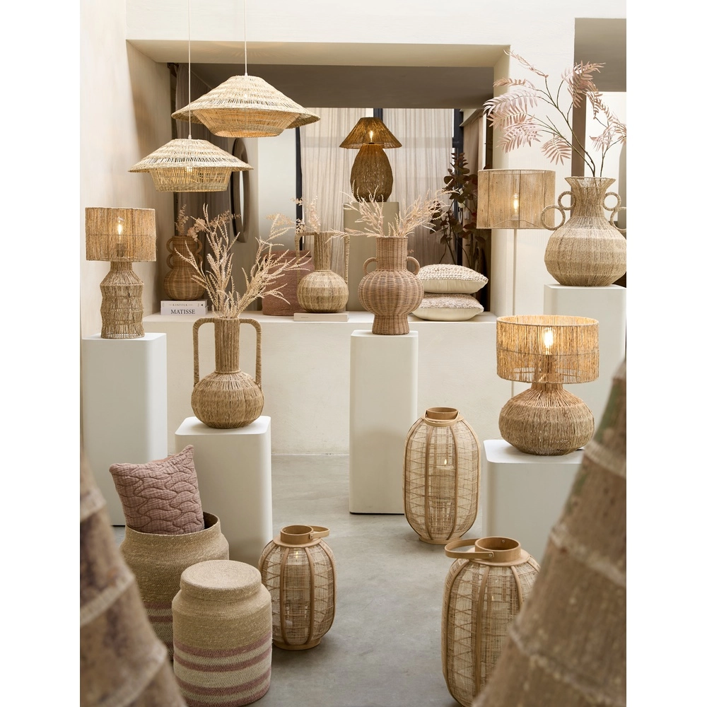 Jute-Tischlampe Tidea Ø 28 cm Schatten Light & Living 8717807836702