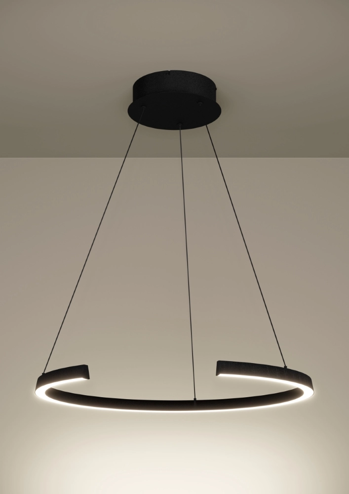 Pendellampe Labonete Schwarz in Höhe verstellbar Stars of Light 9008606359561