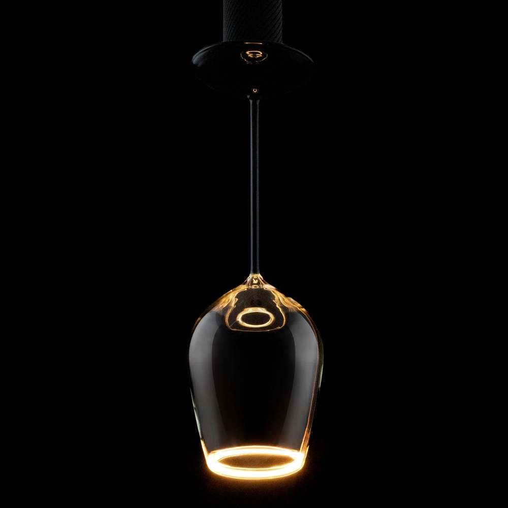 Lichtquelle für Weinglas Floating klar - 5W - E27 - 500lm - 2200K - Ø 12cm