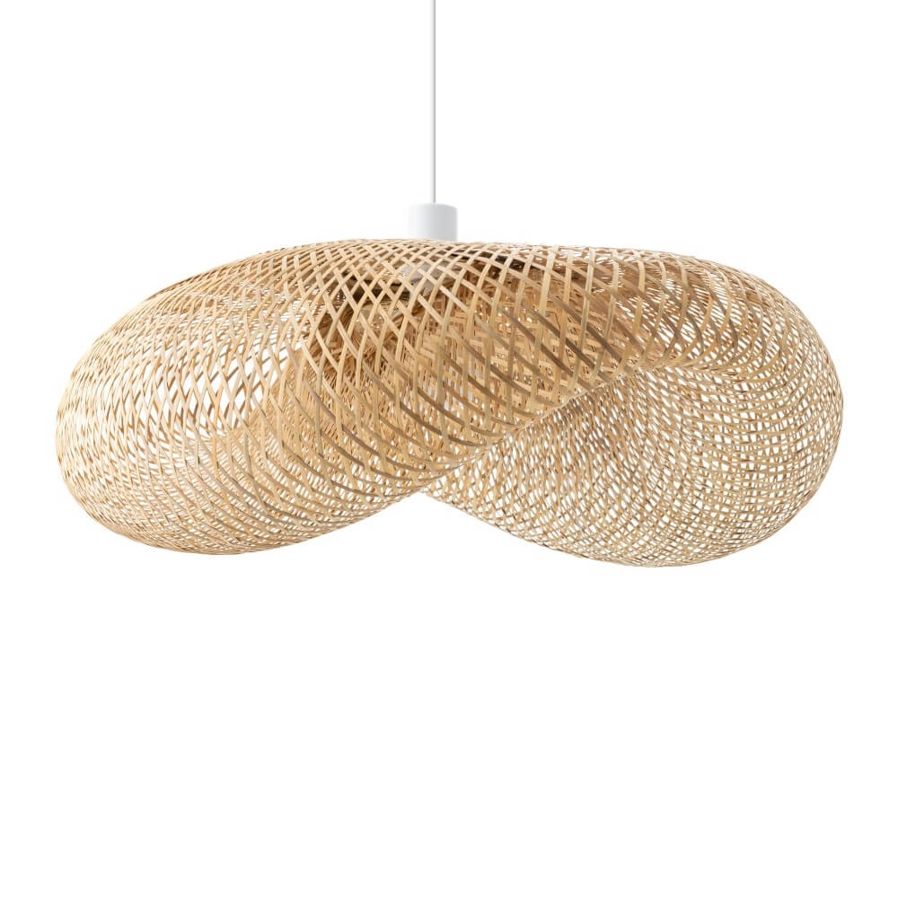 Pendelleuchte Havana L Rattan Ø 80cm Lyora 5903139113977