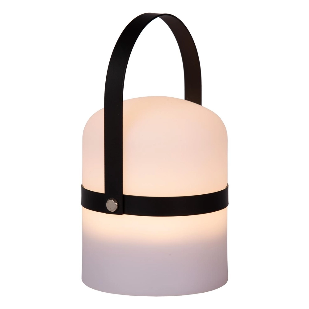 Wiederaufladbare Tischlampe Little Joe Schwarz Lucide 5411212061416