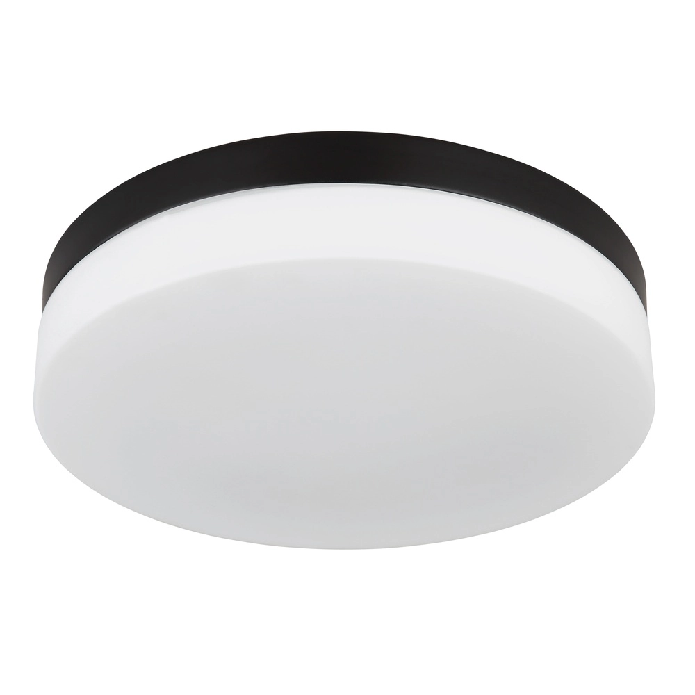 Design-Deckenlicht Vranos schwarz für den Außeneinsatz Ø 30 cm Globo 9007371440764