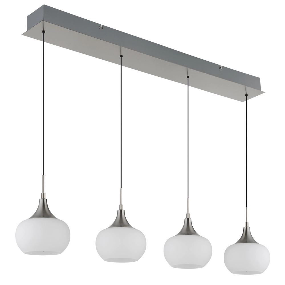 Design-Pendellampe Lui 4-Light-Nickel Globo 9007371592593