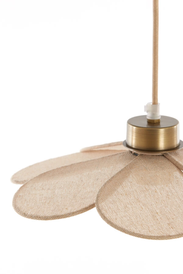 Pendelleuchte Fyano Blume creme Ø 30,5cm Light & Living 8717807706678