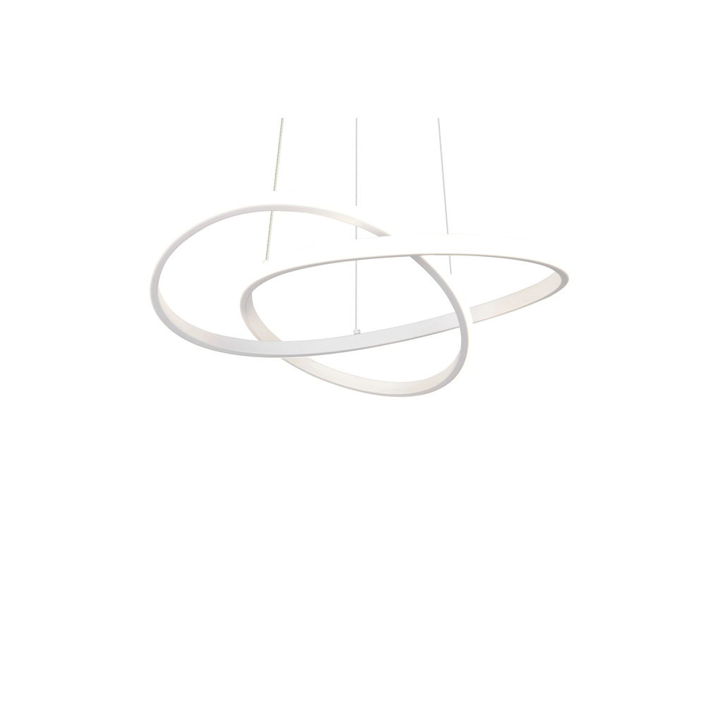 Design-Pendellampe Mansa Weiß Trio 4017807682151