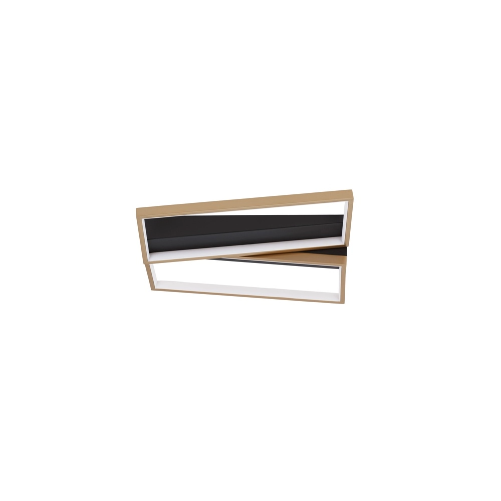 Design-Deckenleuchte Elize schwarz mit gold Lyora 5212017433145