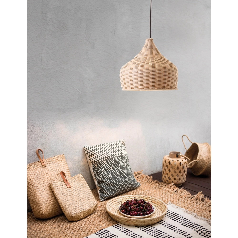 Rattan Pendelleuchte Mia Ø 38,5cm