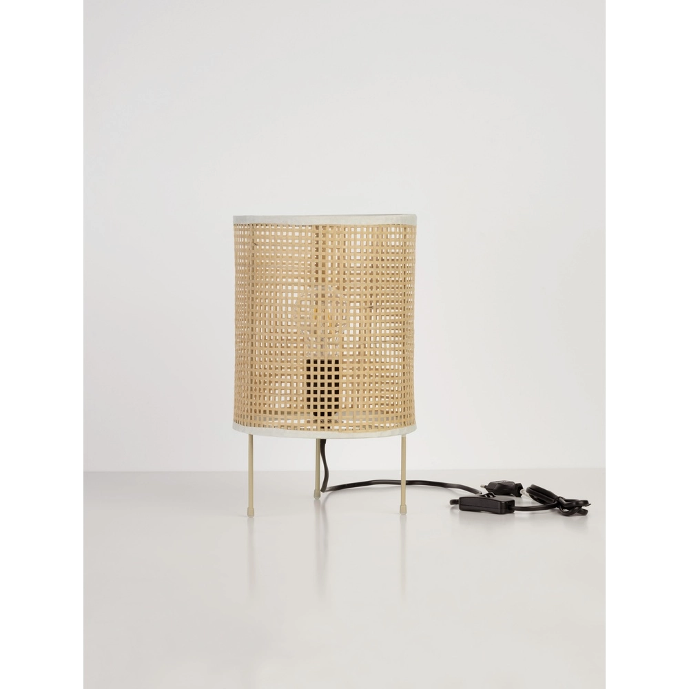 Tischlampe Canto Ø 19,5 Rattan Lyora 5212017465627