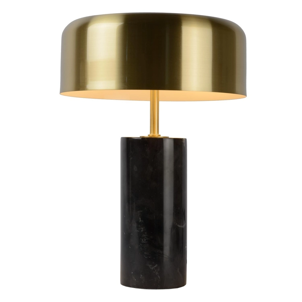 Tischlampe Mirasol Schwarz mit Gold Lucide 5411212343390