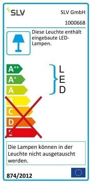 LED-Lampe Q-Line 142cm weiß SLV 4024163189606