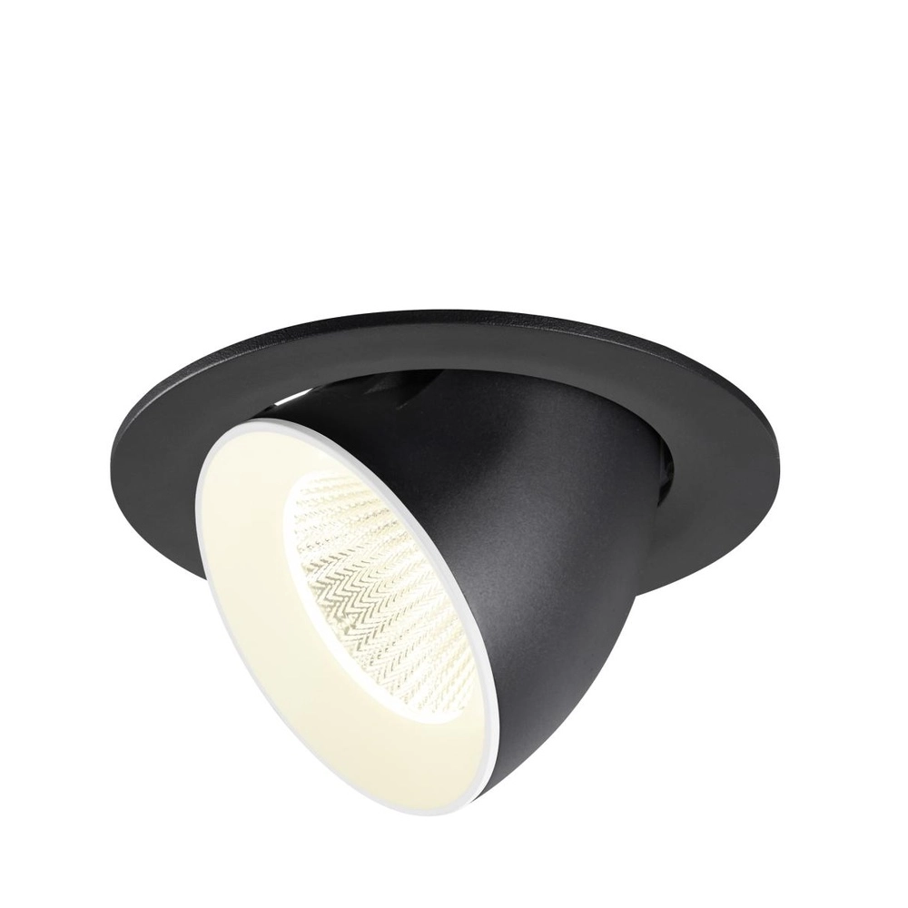 Einbau-Strahler Numinos Gimble L Schwarz/Weiß 4000K - 40gr SLV 4024163310116